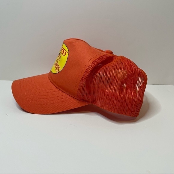 Bass Pro Shops Mesh Trucker Cap - Orange - Picture 2 of 6